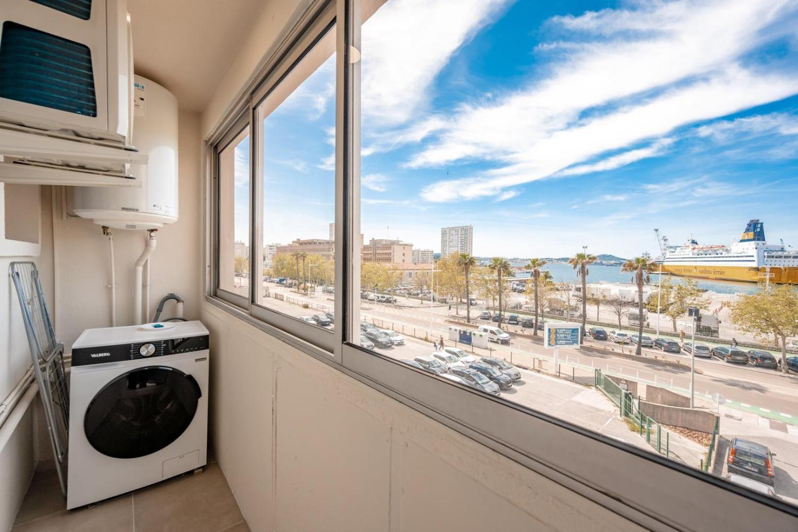 Air-Conditioned Apartment - Sea View Port Тулон Екстер'єр фото